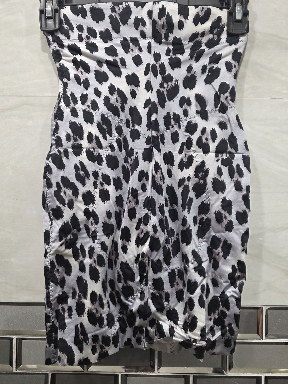 Victoria's Secret Black and White Leopard Print Shapewear Slip
